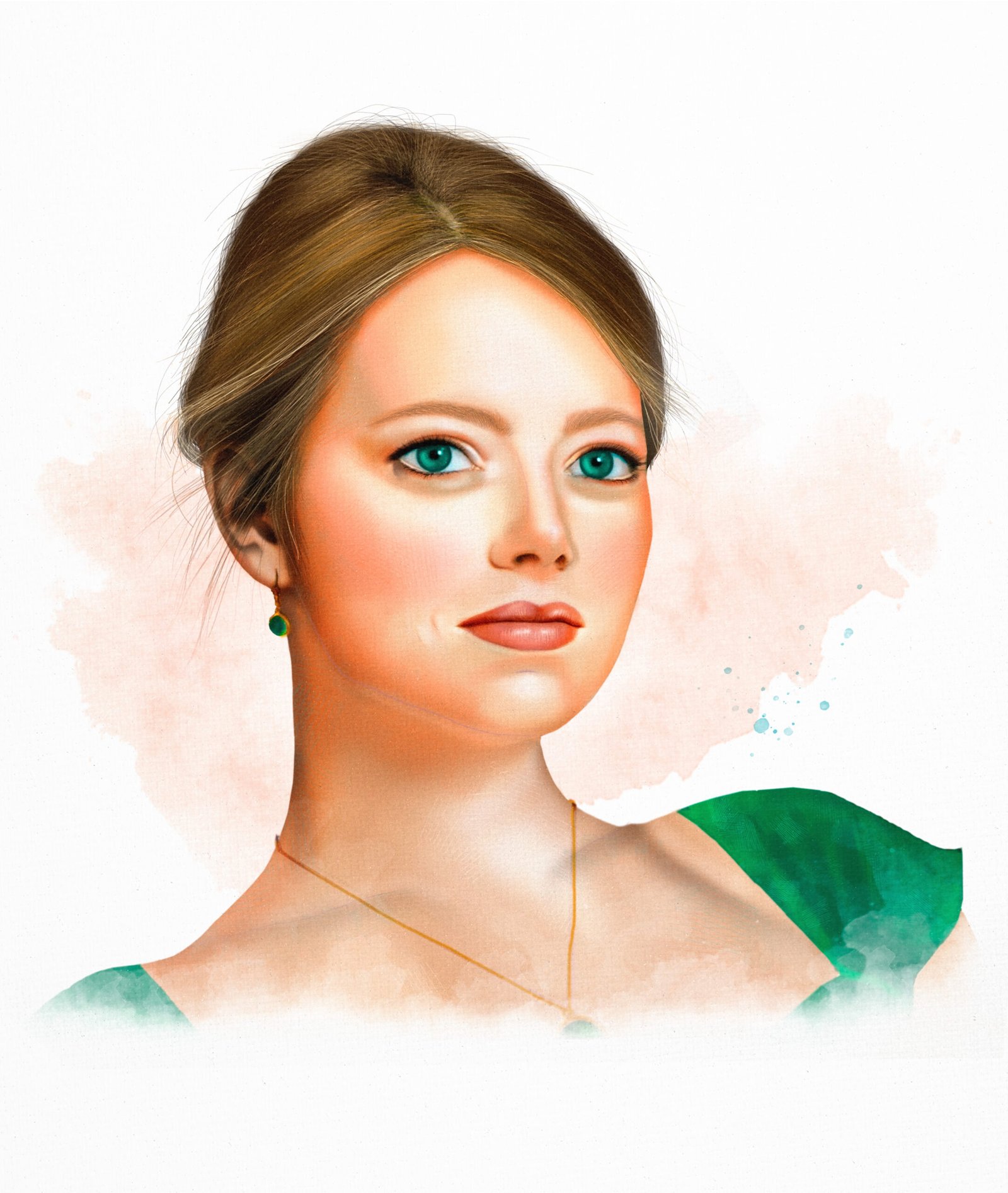 Illustration of Mia Dolan from La La Land.